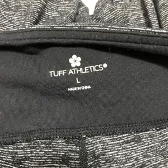 TUFF ATHLETICS Leggings Yoga Run Athletic Gym Hike Sports Pants Womens Large - Picture 3 of 6